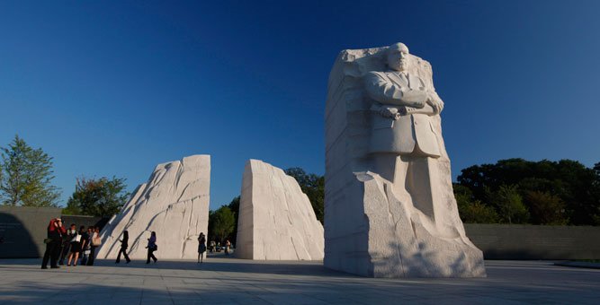 New MLK memorial on the National Mall