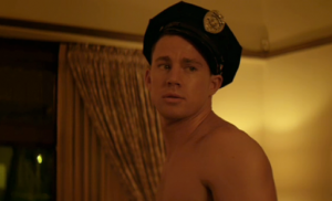 Channing Tatum in a cop hat