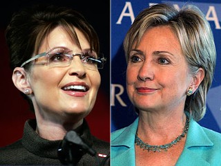 Hillary Clinton and Palin