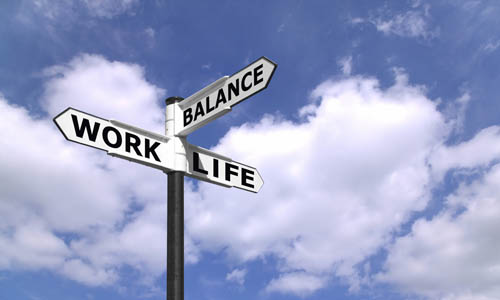 work-life balance signpost
