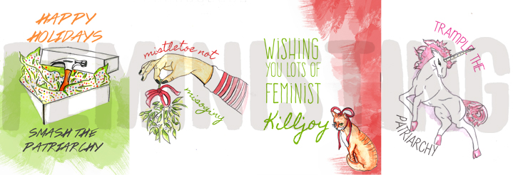 Feministing's holiday cards for 2014