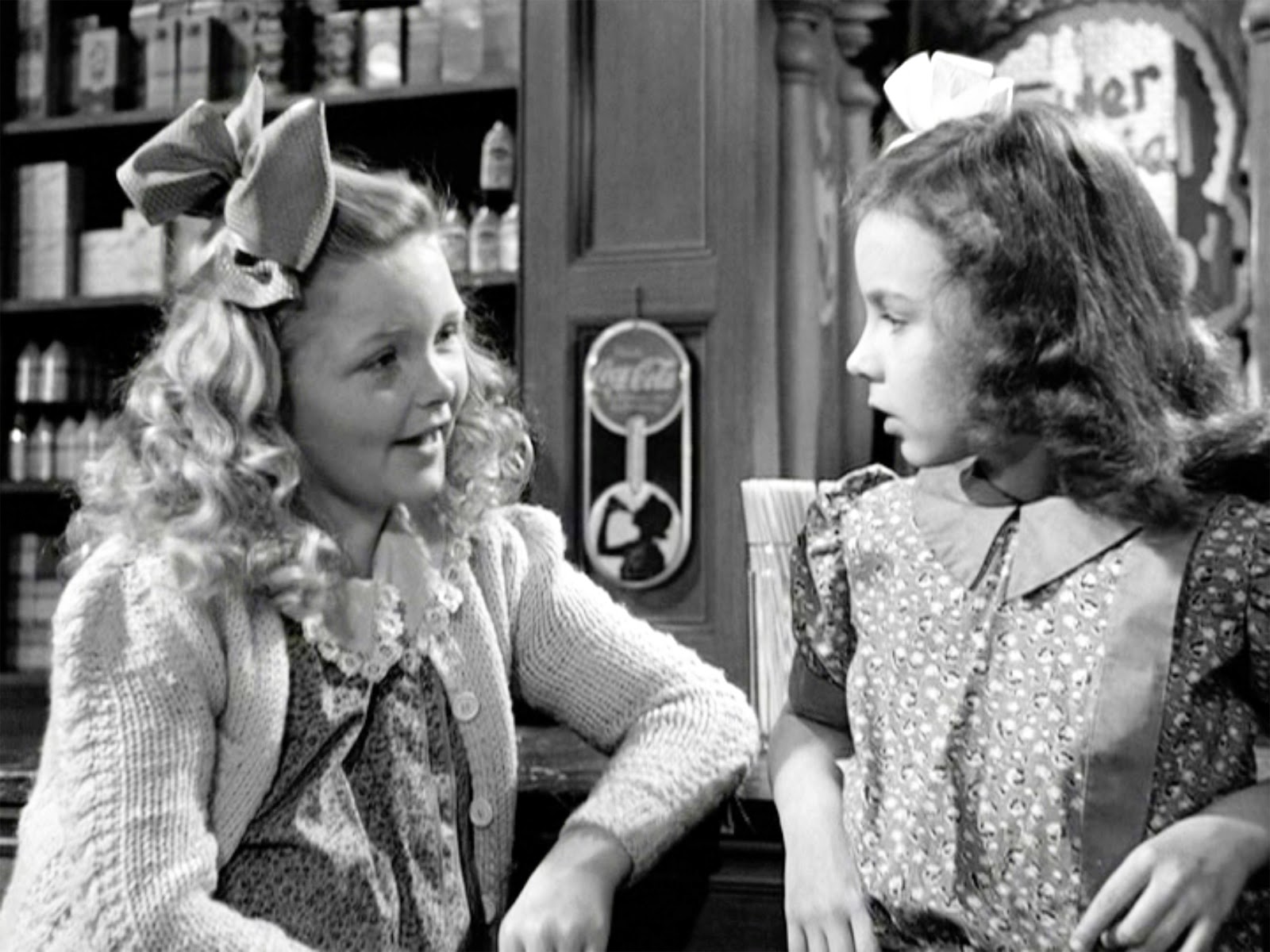 Violet and Mary in It's a Wonderful Life