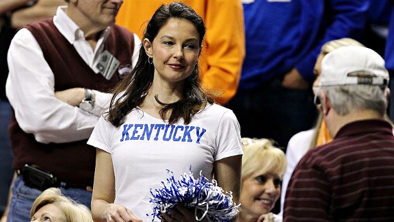 Ashley Judd at Kentucky game