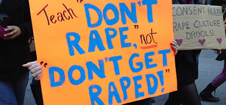 anti-rape culture sign