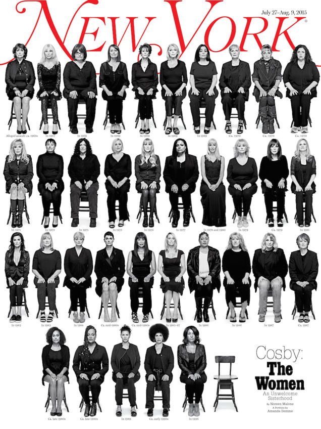 New York cover with Cosby accusers