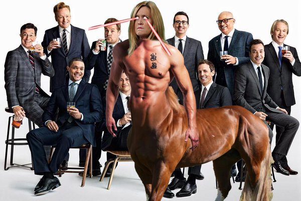 Samantha Bee photoshopped into late night Vanity Fair cover of all men