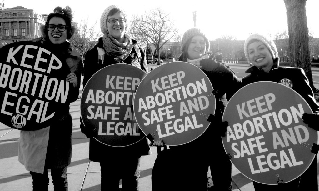 keep abortion safe and legal signs