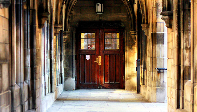 A hall at University of Chicago