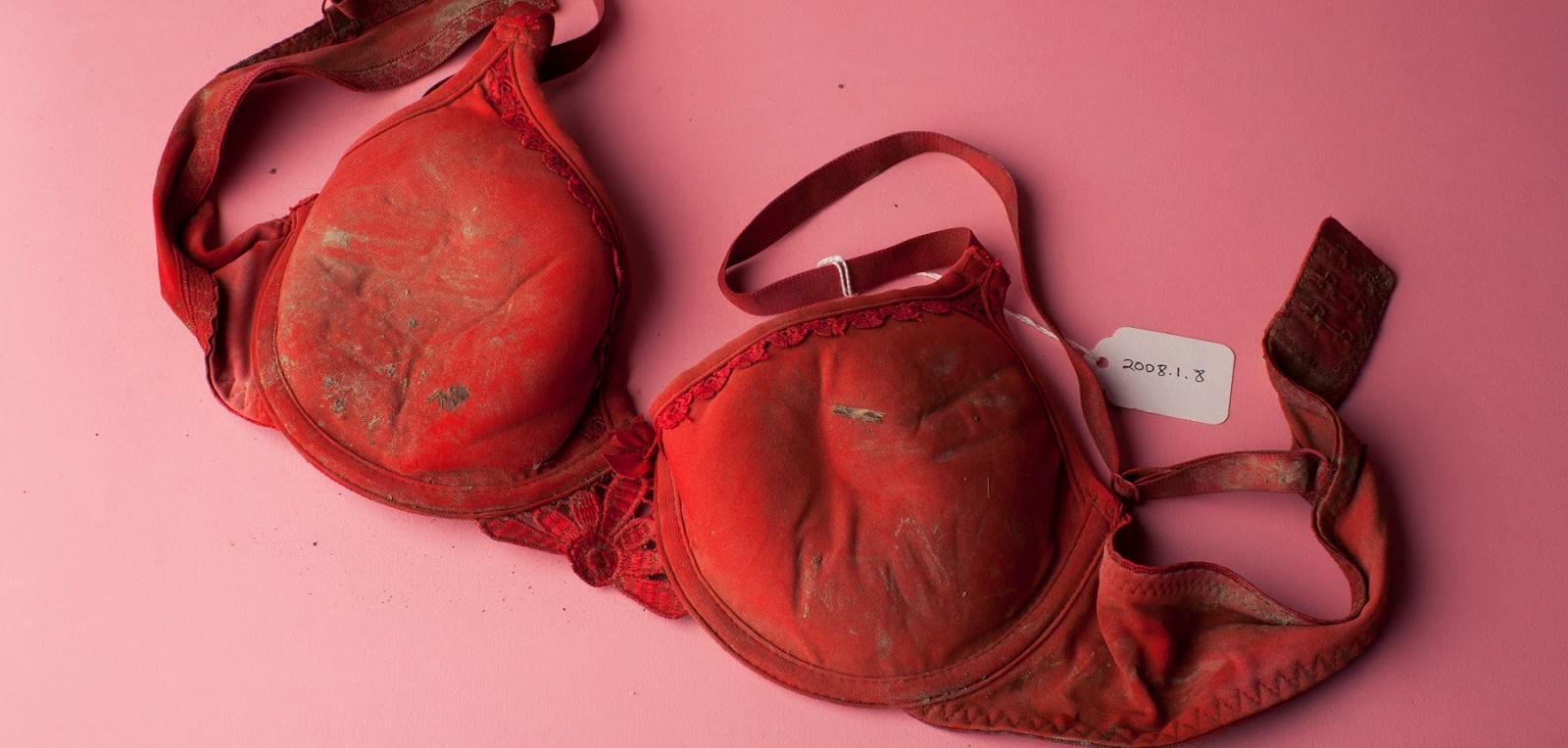 Red Bra, Anti-Archive; Object No. 8, Brownsville, Texas, Found 2008